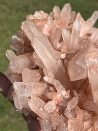 Image 3 of Pink Madagascar Quartz Cluster | Madagascar #2986
