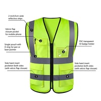 Image 10 of Reflective Safety Vest - Unisex