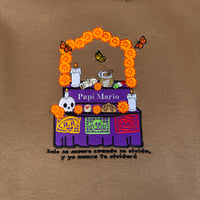 Image 3 of Personalized Ofrenda – Día de los Muertos Top with Glow-in-the-Dark Name
