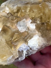 Image 8 of Barite & Yellow Cubic Fluorite From Beijing #2458