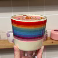 Image 1 of orange dreamsicle scented candle (hidden message inside)