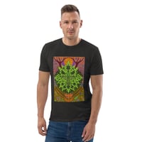 Image 2 of The Green Man Unisex Organic Cotton T-Shirt 