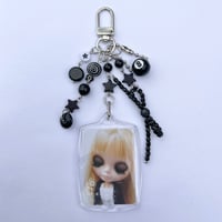 fell in love with an emo girl keychain 