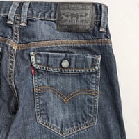 Image 11 of Levi’s Men’s Retro 514 Dark Wash 7 Pocket Jeans