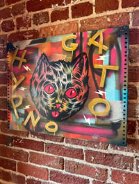Image 5 of Hypno ⚡️ Gato on Salvaged Metal
