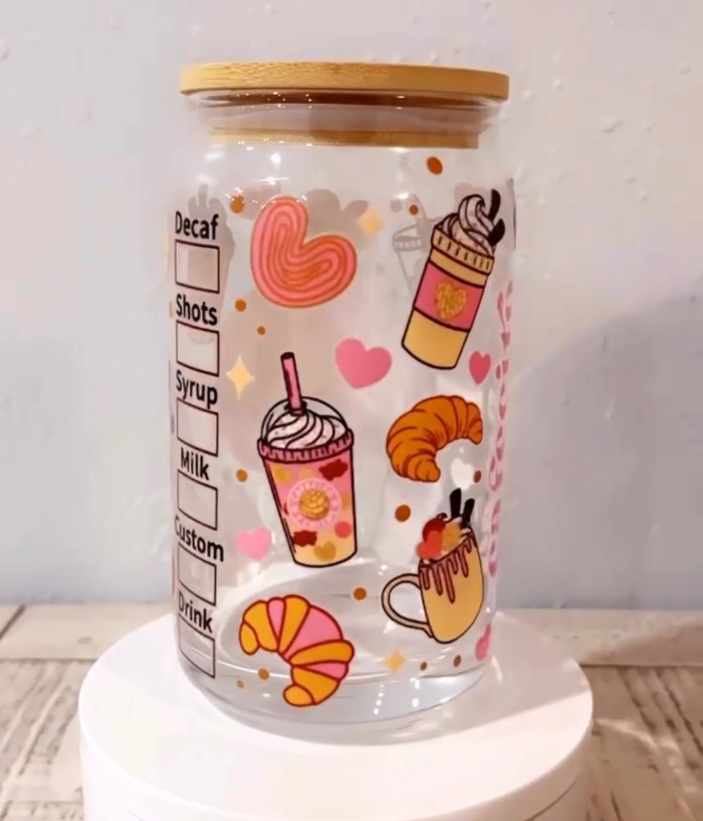 Image of Chisme y cafecito GLASS+LID+GLASS STRAW