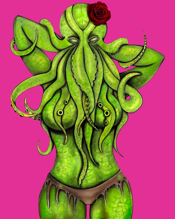 Image of CAT CALL OF THE CTHULHA