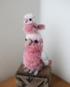 Pipe cleaner pink Galah parrots