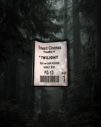 Image 1 of Twilight ticket hair claw
