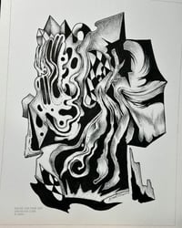 Image 1 of Ink on Paper Drawing - Encore