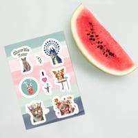 Image 3 of I Love Cats - Die Cut Stickers - Cat Stickers - Ltd Ed. Sticker Sheet - Show Me Your Kitties