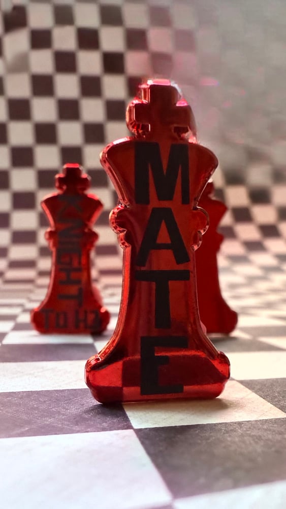 Image of Chrome Chess Pins