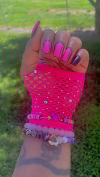 Image 3 of Nails - Short (Pink Cartoon)