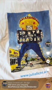 Image 2 of waffle house/south of the border t shirts