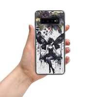 Image 6 of Dark Goth Fairy and Dark Flowers Clear Case for Samsung®