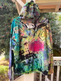 Image 5 of XL Disrespect Your Surroundings Tie Dye Hoodie 9