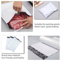 Image 4 of Self Adhesive Seal White Mailing Bags