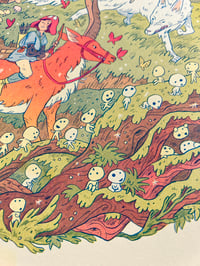 Image 2 of Large Princess Mononoke Print