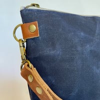 Image 2 of The Convertible in Navy Waxed Canvas