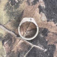 Image 2 of Cut Octagon Signet Ring