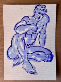 Image 1 of Watercolour ~ Blue Boys XIII