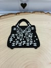 Black and white Chanel bag 