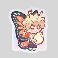 Image 2 of Matching BakuDeku Chibi Star Stickers Pt1