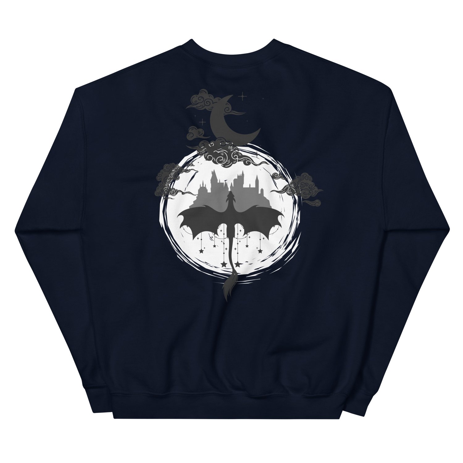 Image of Dragon stars noir Unisex Sweatshirt