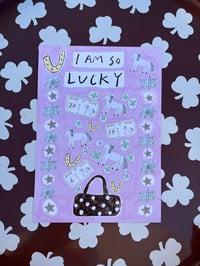 Image 1 of So lucky sticker sheet 