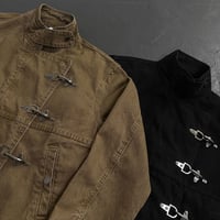 Image 5 of Airplane Button Jacket Work Jacket 2025 American Harajuku Men Personalized Splicing Korean Fashion V