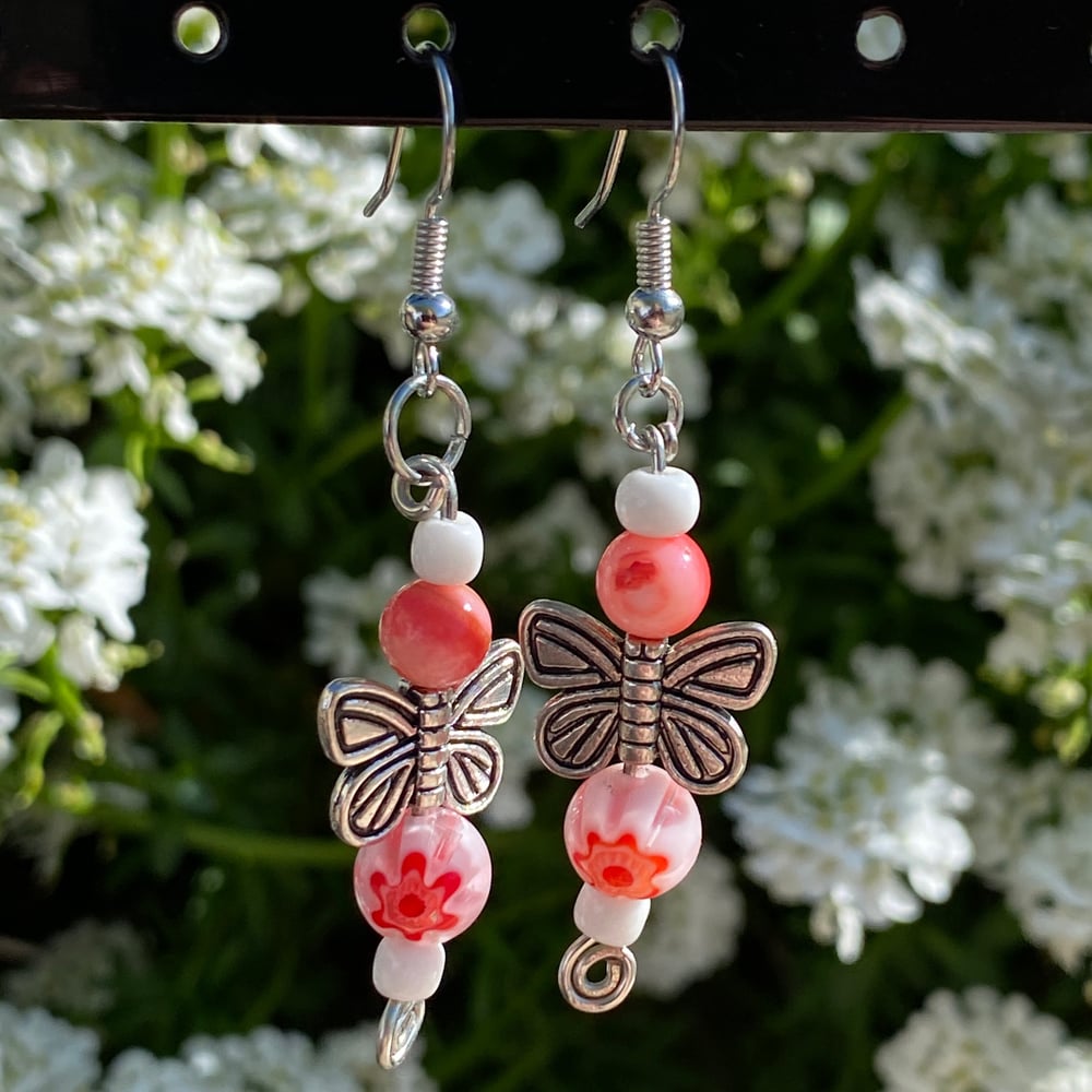Image of summer flutter earrings