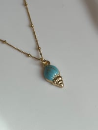 Image 3 of Blue Seashell Necklace