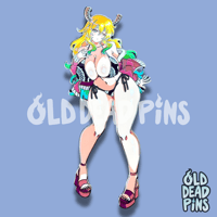 Image 2 of Beach Bound Lucoa Enamel Pin