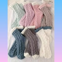 Fleece sleep socks 