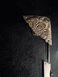 Image 2 of Holy Bible, 1875, cuir et argent massif poinçonnés, monogrammes LVGN. 