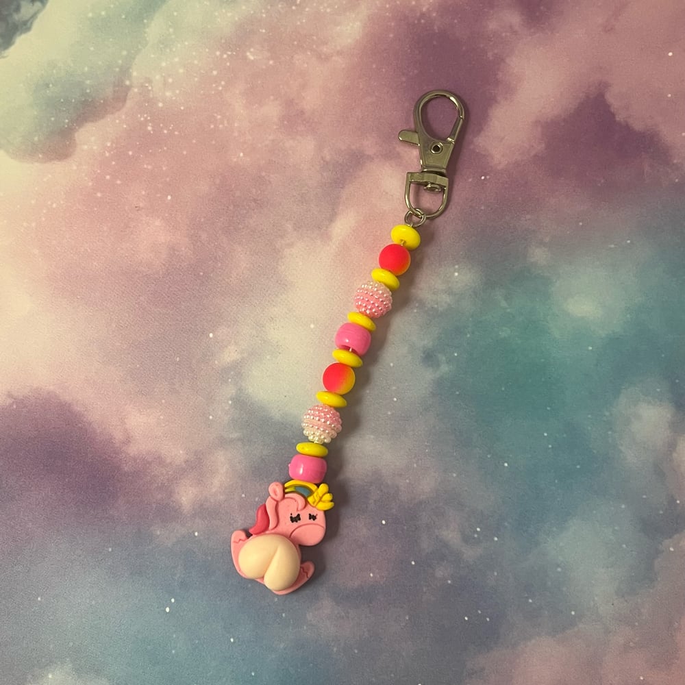 Image of Unicorn Bum Keychain