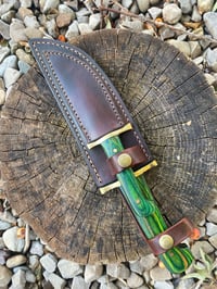 Image 3 of Double 512 layer Damascus knives. 