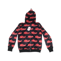 EVOLVING STARS FULL ZIP HOODIE (blk/red)