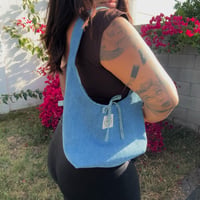 Image 4 of Denim Shoulder Bag 
