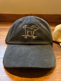 Image 1 of Dog Skateboarding Dad Hat - Charcoal