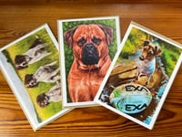 Image 1 of Dogs Greeting Card 3Pack