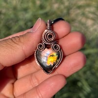 Image 2 of Labradorite Heart Pendant 💜