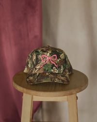 Camo Pink Bow Hat