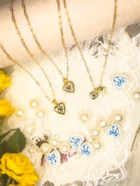 Image 1 of Locket heart charm necklace 