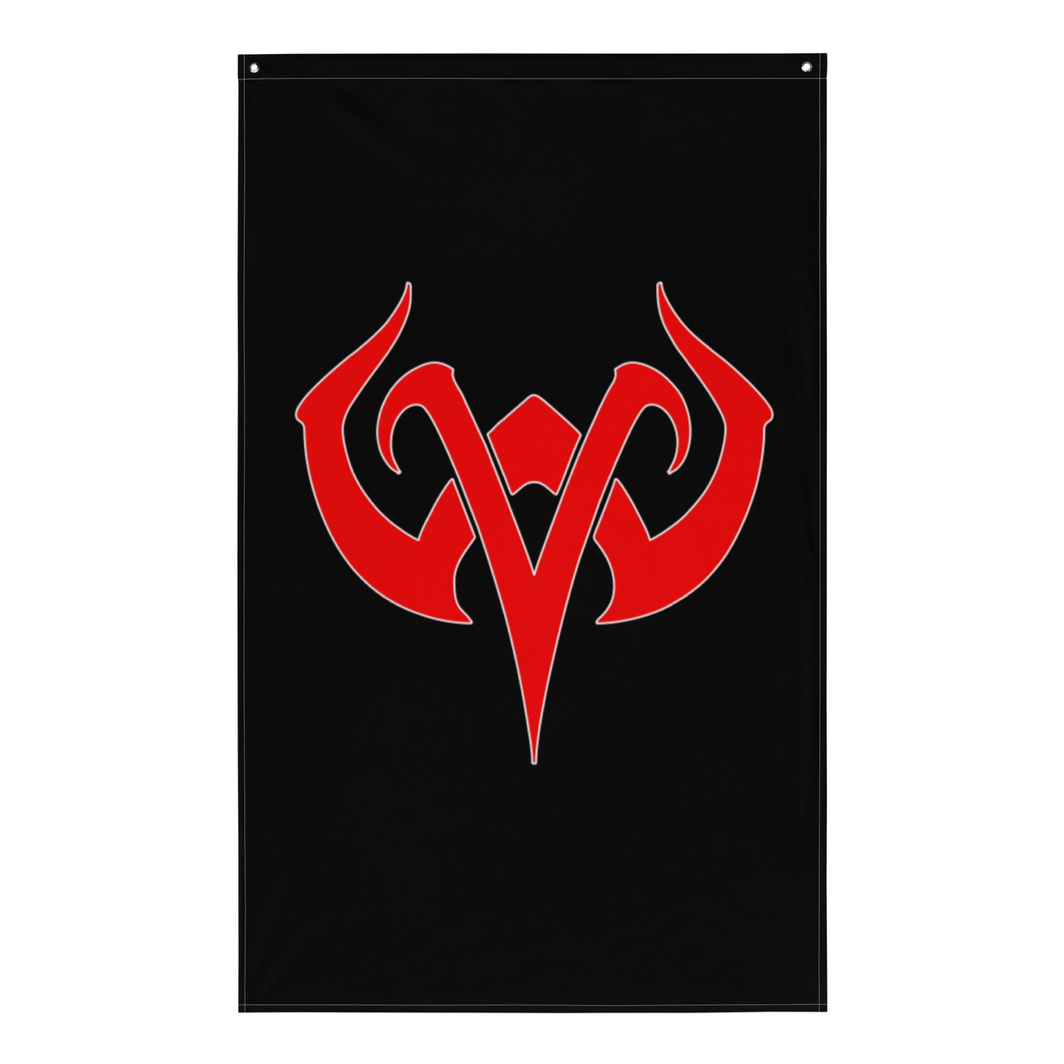 VW Emblem Red on Black (On Demand)