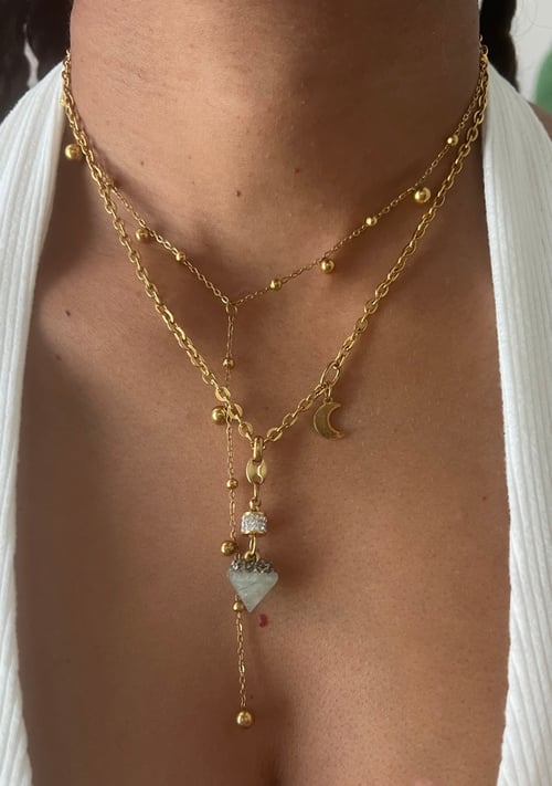 Image of KEESH II • Aventurine Necklace