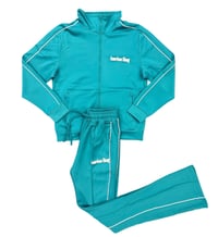 Teal Men Stacked Track Suit By A.S.C Est 2015