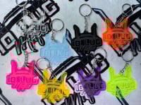 Image 2 of 10LugMafia Keychain with decal