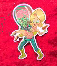 Mars Attacks Vinyl Sticker