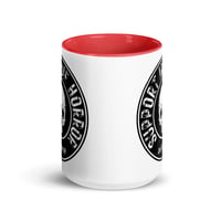 Image 3 of "Support Indie Horror" Mug with Color Inside